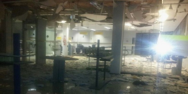 Em Bom Jesus ladrões explodem agência do Banco do Brasil na madrugada de sexta-feira, 15 de abril