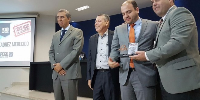 6ª Delegacia Regional de Polícia Civil é destaque em Goiás e recebe prêmio por atuação na operação Xadrez Merecido