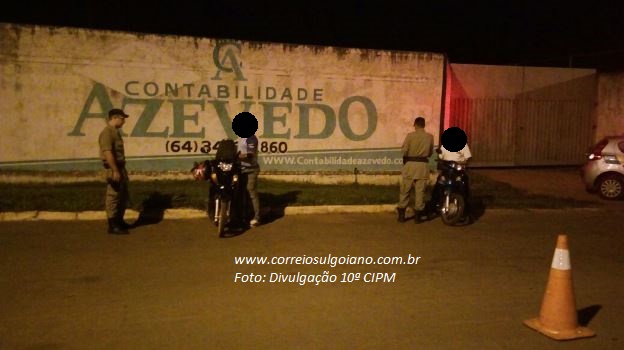 Blitz e Bloqueios da 10ª CIPM em Morrinhos