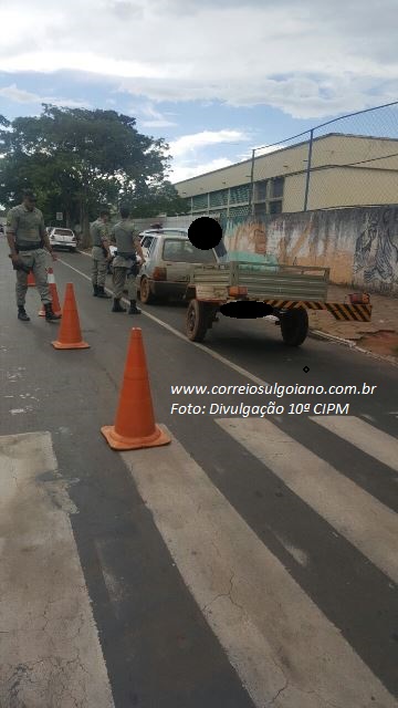 Blitz e Bloqueios da 10ª CIPM em Morrinhos