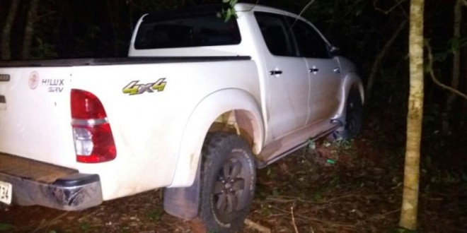 PM de Morrinhos troca tiros com ladrões e recupera caminhonete roubada em Buriti Alegre e Fox roubado em Itumbiara!!!
