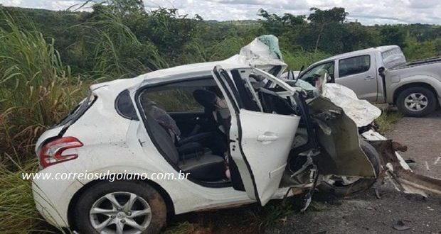 Acidente mata família de Caldas Novas, fere vice-prefeito de Cocalzinho-GO, fere o filho dele e causa a morte do genro