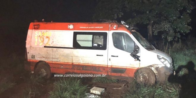 Dois acidentes, envolvendo ambulâncias provocam mortes de 03 pessoas em rodovias federais, em Goiás