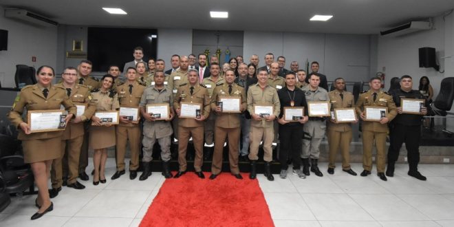 Vereador Saulo Inácio preside Sessão Solene Mérito Segurança Pública, Medalha Heber de Souza Lima