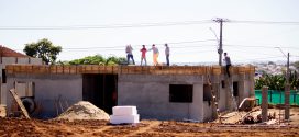 Segue a todo vapor a construção do prédio que abrigará a Escola Municipal Eudóxio de Figueiredo