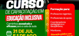 EDUCAÇÃO: Prefeitura de Morrinhos realiza Curso de Capacitação em Educação Inclusiva para profissionais da rede municipal