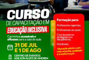 EDUCAÇÃO: Prefeitura de Morrinhos realiza Curso de Capacitação em Educação Inclusiva para profissionais da rede municipal