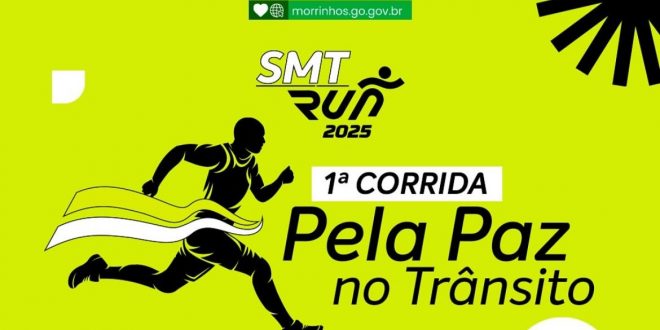 Prefeitura de Morrinhos realiza 1ª edição da SMT RUN no domingo 28 de setembro na orla do lago Recanto das Araras