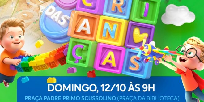 Prefeitura de Morrinhos inaugura nova praça com grande festa em celebração ao Dia da Criança, neste domingo