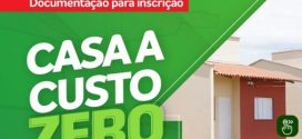 Inscrições para “Casas a Custo Zero” seguem abertas até 7 de maio em Morrinhos