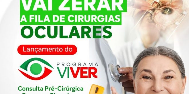 Prefeitura de Morrinhos lança programa que vai zerar fila de cirurgias oculares no município